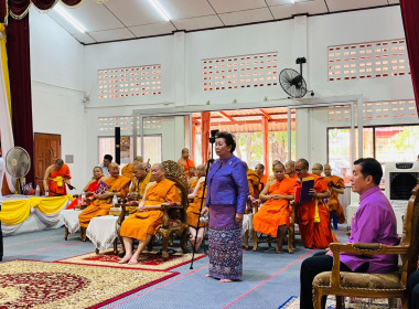 เข้าร่วมพิธีและรับประกาศเกียรติคุณผู้สนับสนุนและอุปถัมภ์โรงเรียน ในพิธีปัจฉิมนิเทศ สามเณรนักเรียน ชั้นมัธยมศึกษาปีที่ 3 และ 6 ... พารามิเตอร์รูปภาพ 6