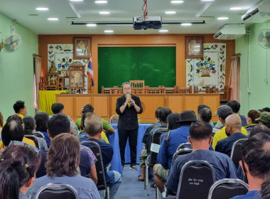 ลงพื้นที่เพื่อสำรวจความต้องการส่งเสริมและพัฒนาอาชีพด้านการเกษตร ส่งเสริมการรวมกลุ่ม และรับทราบปัญหาต่าง ๆของราษฎรในพื้นที่ คทช.ป่าแม่ก๋อน - ป่าแม่สาย ณ เทศบาลตำบลช่อแฮ ... พารามิเตอร์รูปภาพ 6