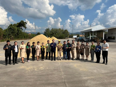 เข้าร่วมสังเกตการณ์ซื้อขายข้าวเปลือกตามโครงการจัดตลาดนัดข้าวเปลือก ปีการผลิต 2567/68 จังหวัดแพร่ ... พารามิเตอร์รูปภาพ 1