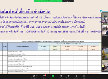 เข้าร่วมประชุมชี้แจงแนวทางการดำเนินงานโครงการช่วยเหลือด้านหนี้สินสมาชิกสหกรณ์และกลุ่มเกษตรกร ... พารามิเตอร์รูปภาพ 5