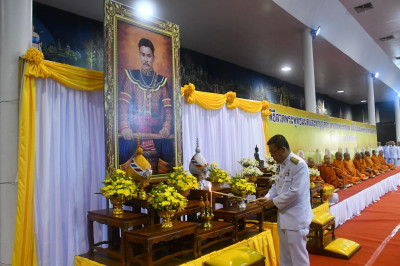 กลุ่มส่งเสริมและพัฒนาการบริหารการจัดการสหกรณ์ร่วมพิธีสวดพระพุทธมนต์และทำบุญตักบาตรถวายราชสดุดี เนื่องในวันสมเด็จพระเจ้าตากสินมหาราช ... พารามิเตอร์รูปภาพ 1